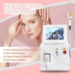 Wavelength 755nm 808nm 1064nm Hair Removal Machine Skin Care Face Body Hair Removal Cooling Diode Laser