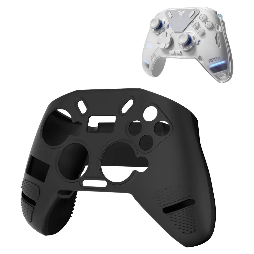 CoverJoy Silicone Case for FLYDIGI APEX4 Controller Dustproof Slim Lightweight & Shockproof Cover in Solid Color