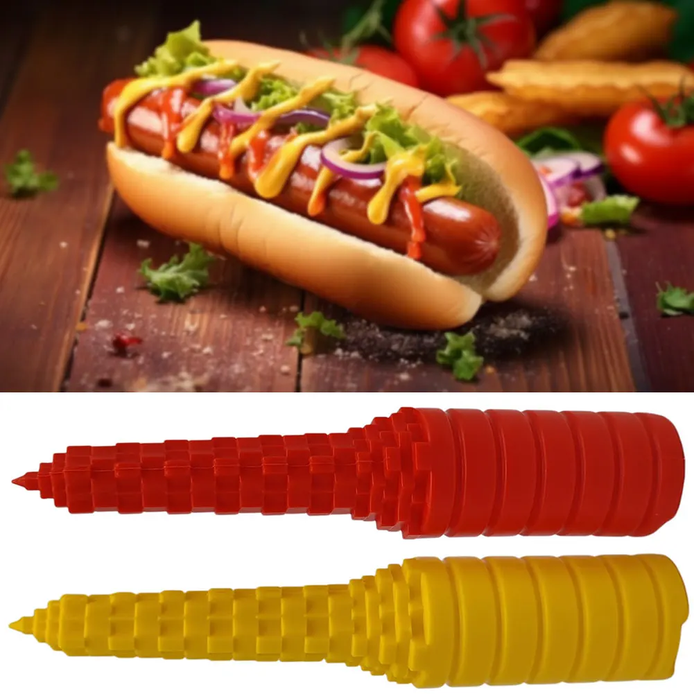 Perforadora de bollos para perros calientes, herramienta de agujero de perforación de pan de salchichas reutilizables, herramienta portátil para cortar pan a la parrilla, accesorios para hornear barbacoa