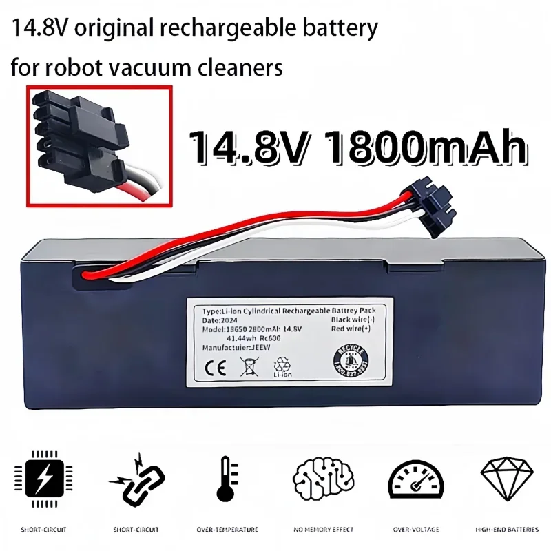 Batería recargable 14.8V Original para Robot aspirador VIOMI V3 V2 Pr 1800mAh VRVCLMB21B barrido fregado MVVC01-JG