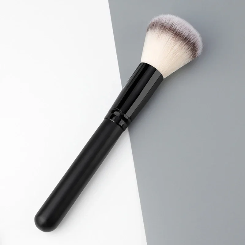 1 pçs pincéis de maquiagem super macios beleza rosto blush pó solto escova grande ferramentas profissionais ferramenta cosmética