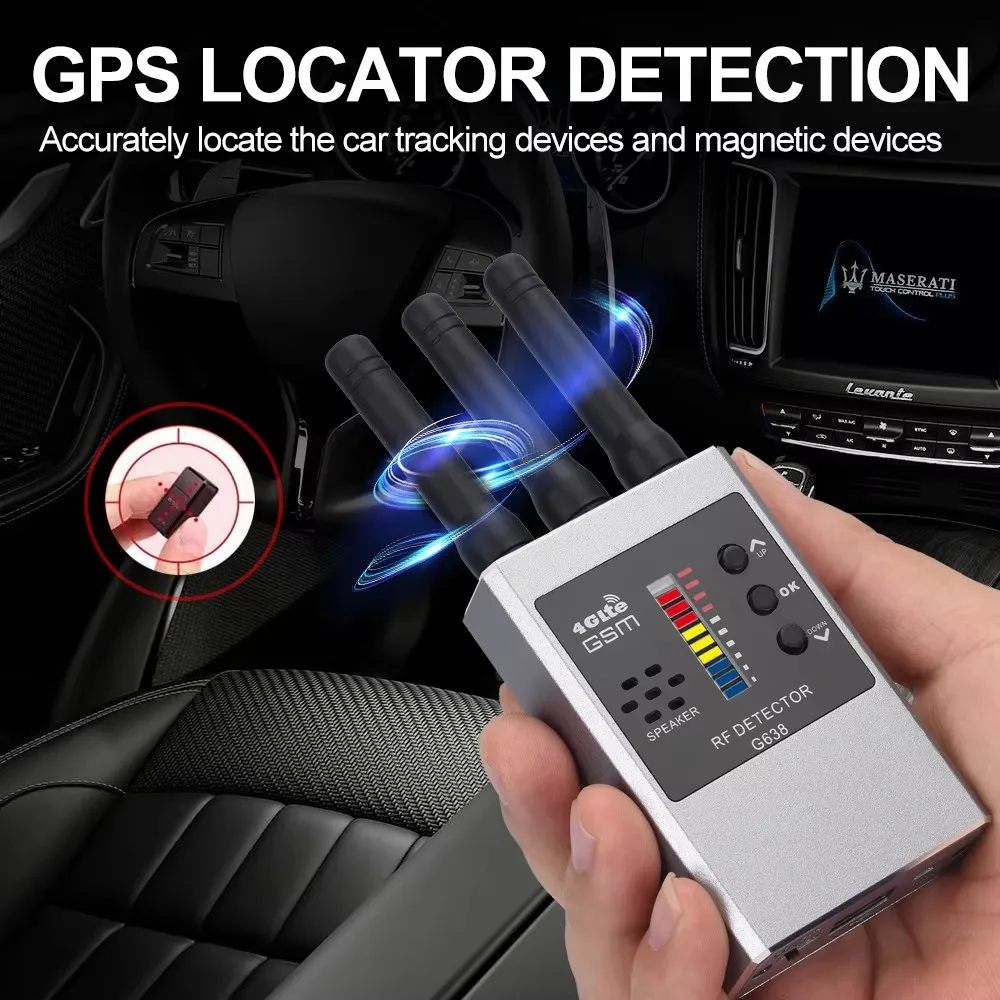 Wireless Signal Detector Hidden Camera&GPS Tracker Finder Detects 2G/3G/4G/5.8G Bugs, Eavesdropping Devices spy gadgets scanner