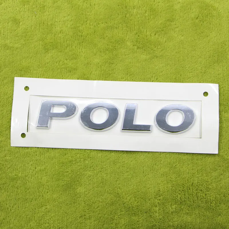 Apply to Polo Rear tail marker Boot lettering Posterior Alphabet Auto Logos Polo Alphabet