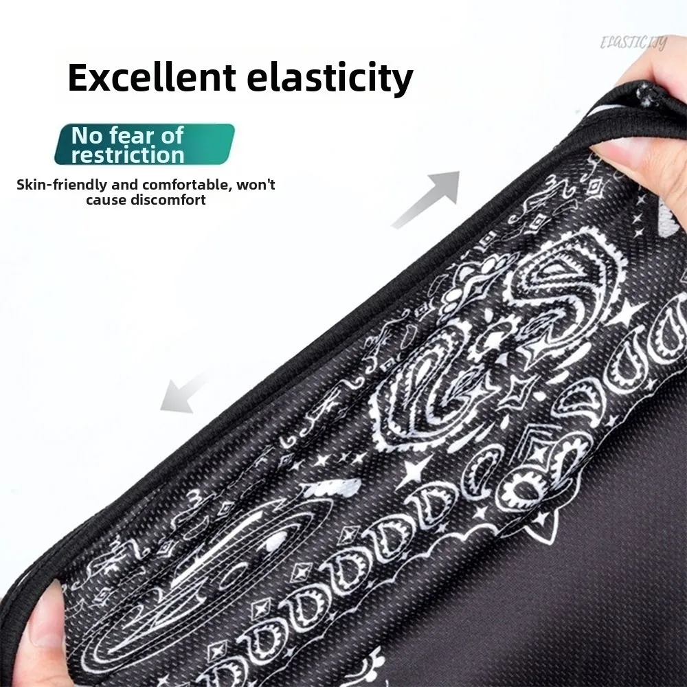 Ice Silk Cool Balaclava Breathable Quick Dry Motorcycle Cycling Mask Sun Protection Face Cover Headwear Motorcycle Riding