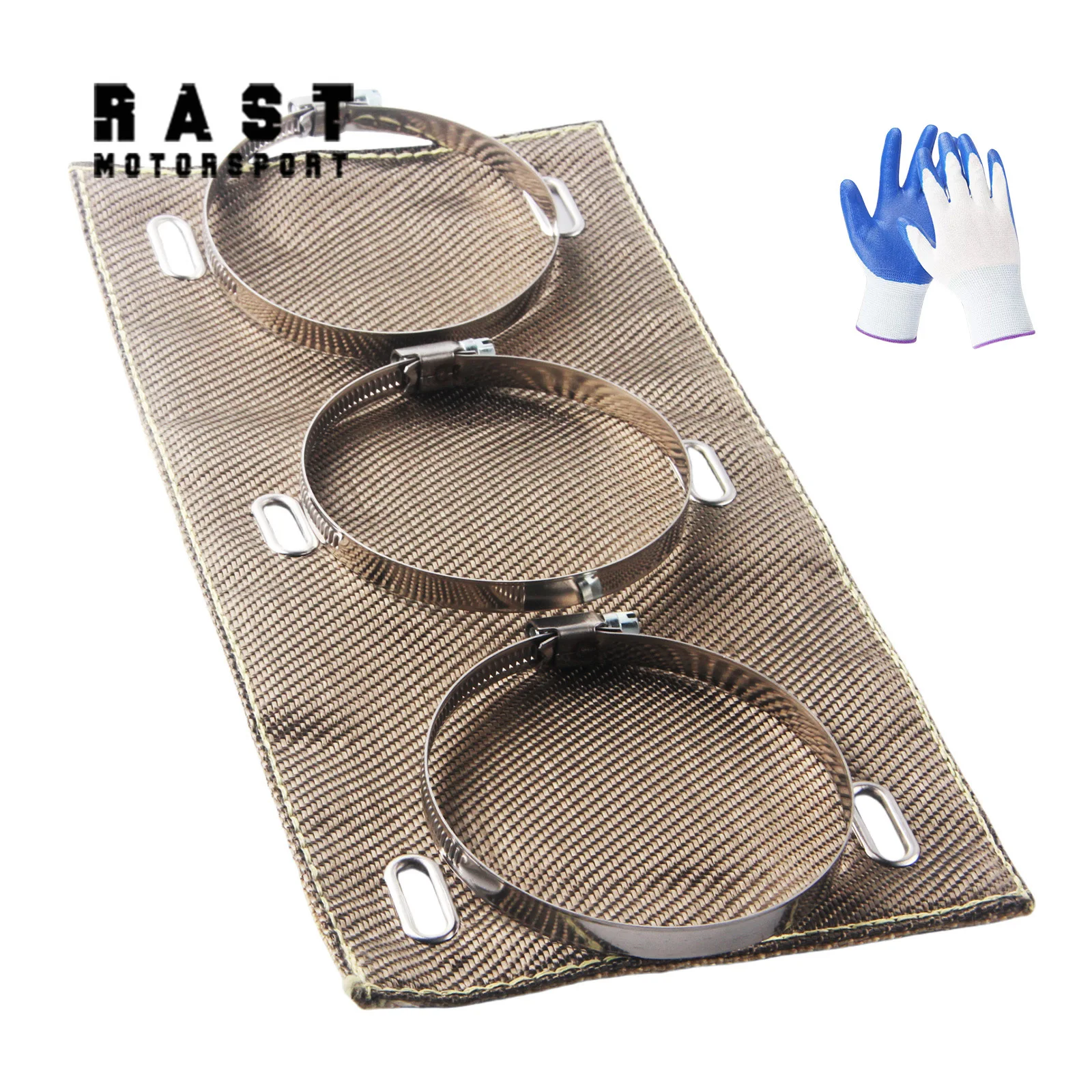 Titan-Rohrschutz, zweilagiges Materialdesign, 6" x 12" Auspuff-Hitzeschild