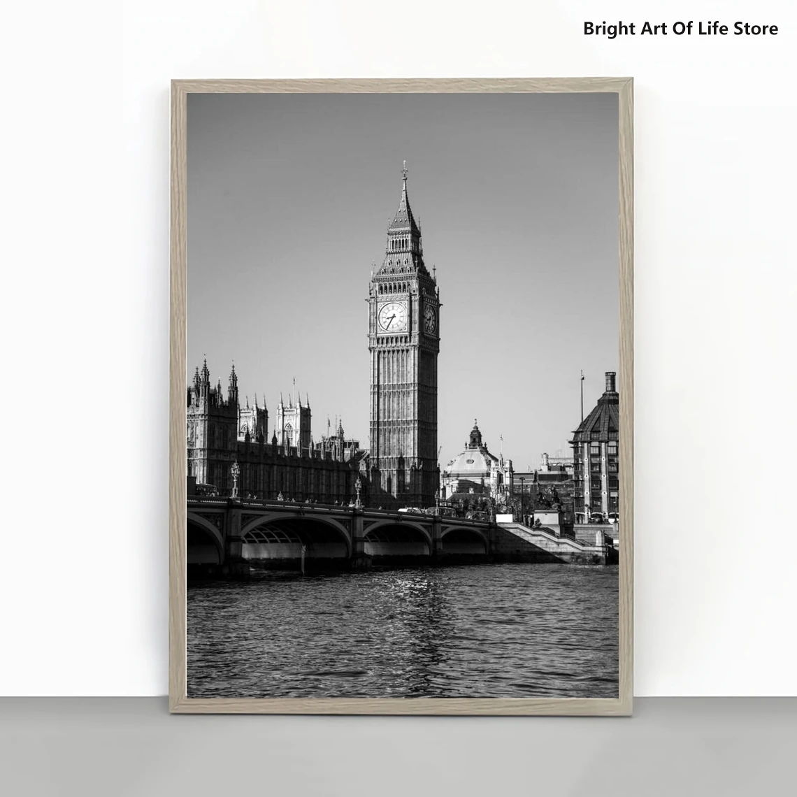 

London England Big Ben Wall Art Prints Framed or Unframed Home Décor Poster Print traditional travel Gift