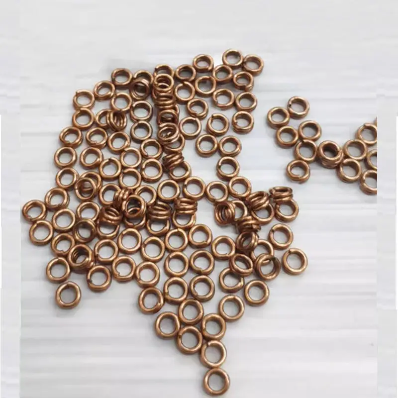 

100pcs Mini copper welding ring capillary welding ring VC hot plate welding ring cold plate welding ring brazing rings