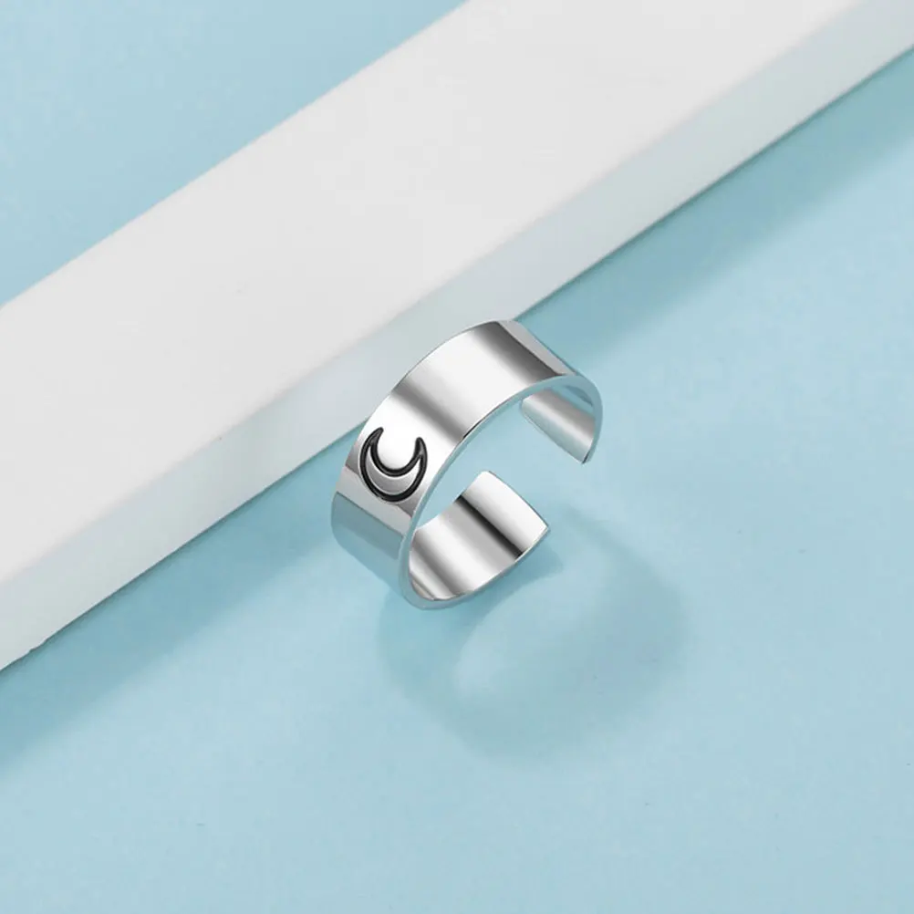 

3Pcs Retro Titanium Steel Open Adjustable Rings for Women Simple Elegant Fashion Jewelry Daily Wear Rings Aesthetic