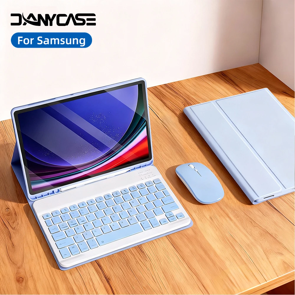 

Keyboard Case for Samsung Galaxy Tab A9 A9 Plus Cover For S6 lite A8 10.5in S7 S8 S9 S9FE S10lite S7P S7FE S8P S9P S10P 12.4 A7