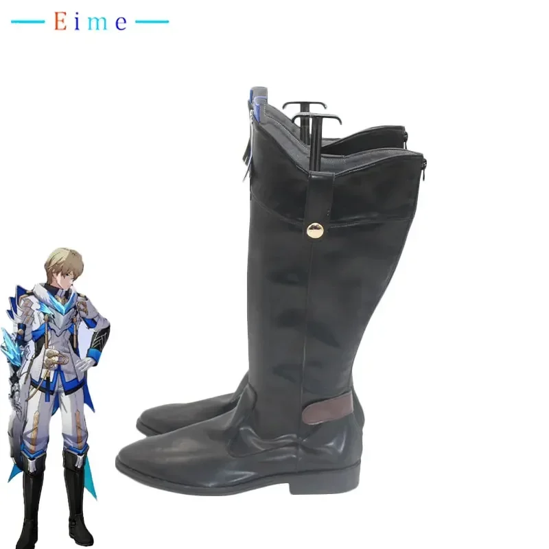 Jogo honkai star rail gepard landau cosplay sapatos halloween carnaval botas anime sapatos de couro do plutônio cosplay adereços feitos sob encomenda