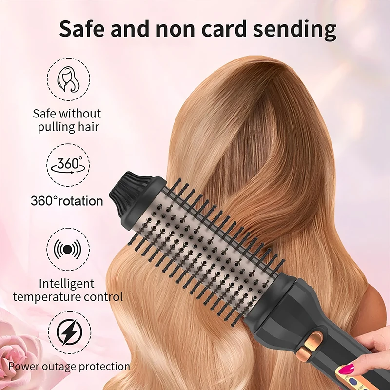 Electric Hair Curler‑ Professional, Portable, Long‑Tube Hair Curler, Multi‑Functional Straightener and Curler in One Unit