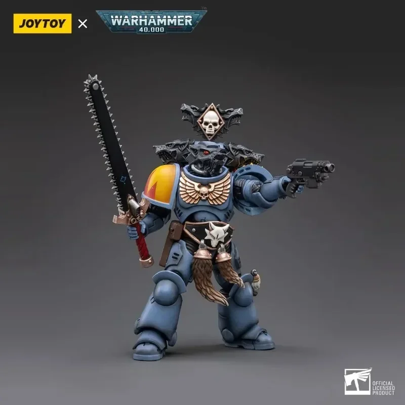 JOYTOY Warhammer 40K 1/18 All Action Figures with Articulated Joints Space Marines Space Wolves Claw Pack Military Model Toys