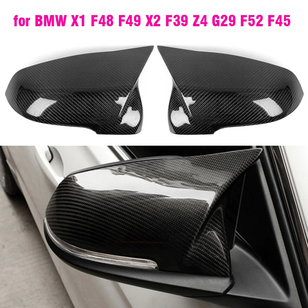 

Carbon Fiber Water Transfer Mirror for BMW Z4 X1 X2 F48 F49 F46 F39 F53 G39 Mirror Case