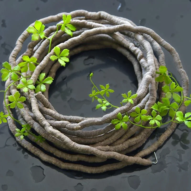 

Artificial Ivy Vine Plants 39.37 Inches Pvc Fake Rattan Climbing Pets Wigwam Rainforest Landscape DIY Home Decoration D 1cm