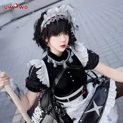 W MAGAZYNIE UWOWO Game Zenless Zone Zero Cosplay /ZZ Cosplay Ellen Joe Maid Cosplay Kostium z ogonem rekina Kostium na Halloween