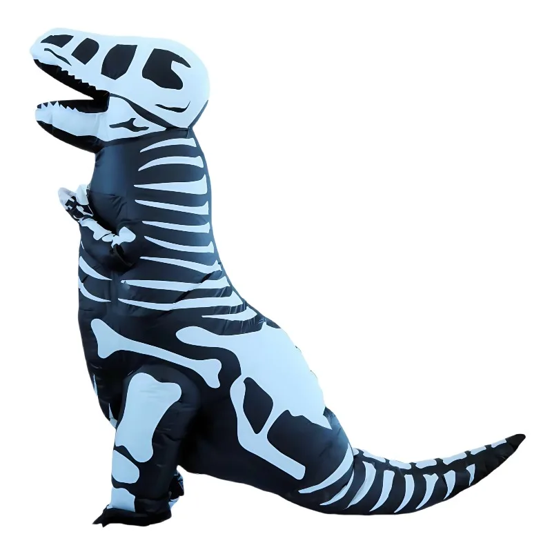 زي تيرانوصور ريكس القابل للنفخ بدلة تنكري على شكل ديناصور مبتكرة لحفلات عيد الميلاد وحفلات الكرنفال والعطلات #5