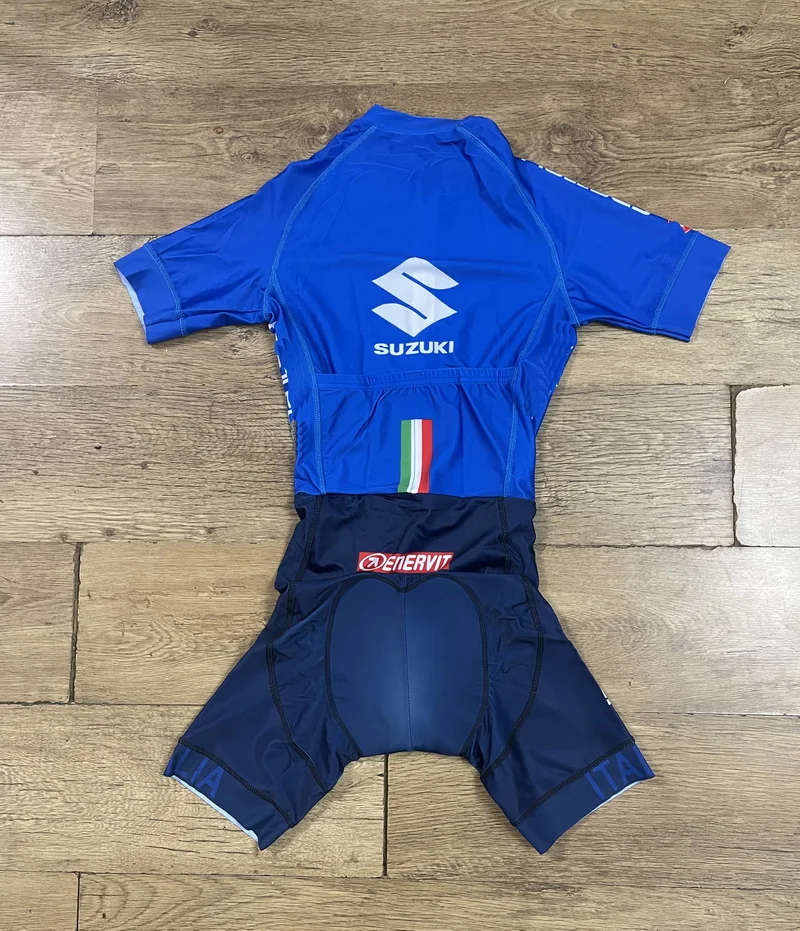 LASER CUT Skinsuit 2024 ITALIA NATIONAL TEAM Bodysuit SHORT Cycling Jersey Bike Bicycle Clothing Maillot Ropa Ciclismo