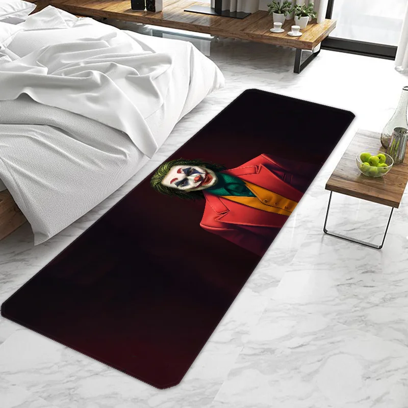 H-Harley Q-Quinn Joker Door Mat Entrance Doormat Non-slip Washable Kitchen Carpet Living Room Hallway Rugs Bathroom Bath