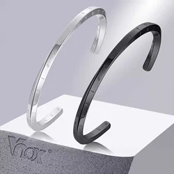 Vnox Retro Nordic Vikings Cuff Bangle Bracelets for Men, Stainless Steel Mobius Norse Mythology Runes Amulet Jewelry