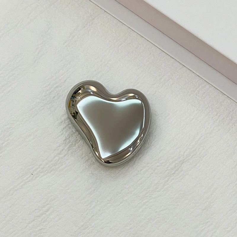 1PC Heart Shape Makeup Mirror Girl Cute Small Mirror Portable Student Rotating Mirror Cosmetic Beauty Tools Handheld