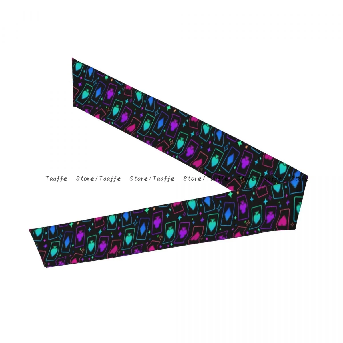 Tie Headbands Colorful Playing Cards Of Suits Sports Head Band Athletic Sweatband Bandana Sweat Wicking