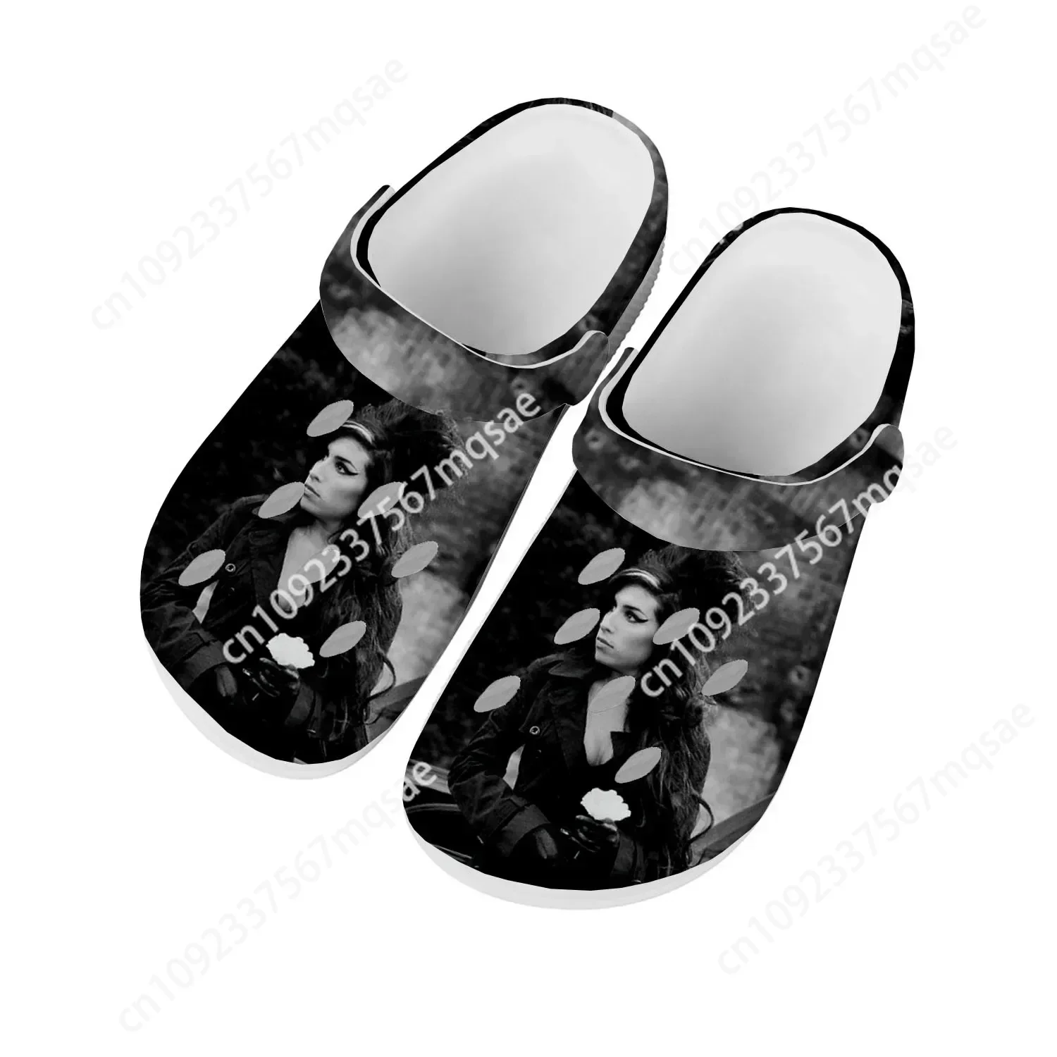 Amy Winehouse Singer Fashion Home Clogs Custom Water Shoes Mens Womens Teenager Shoe Garden Clog Breathable Beach Hole Slippers