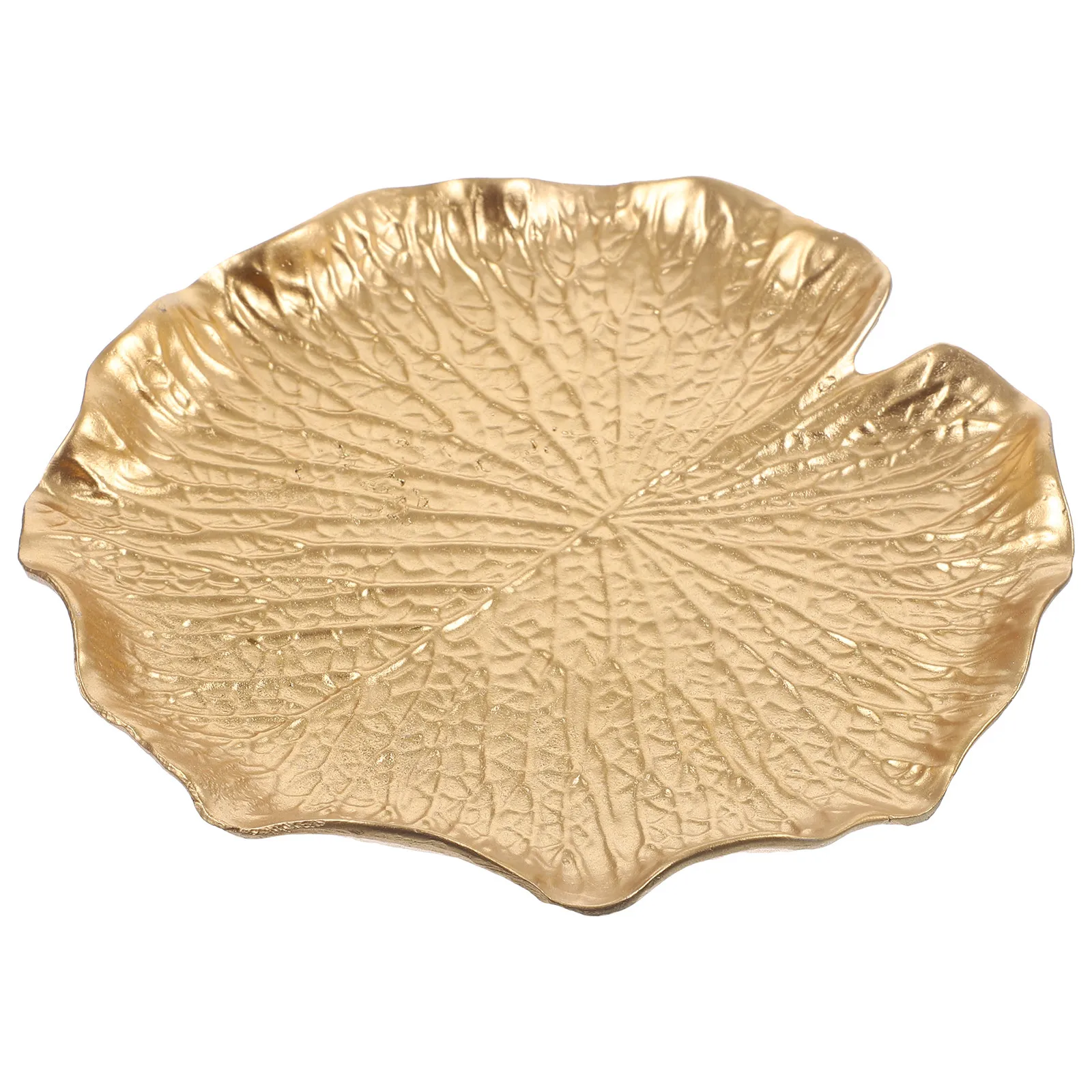 

Metal Tray European Style Leaf Shaped Jewelry Organizer Elegant Earring Ring Bracelet Display Dish for Jewelry Storage