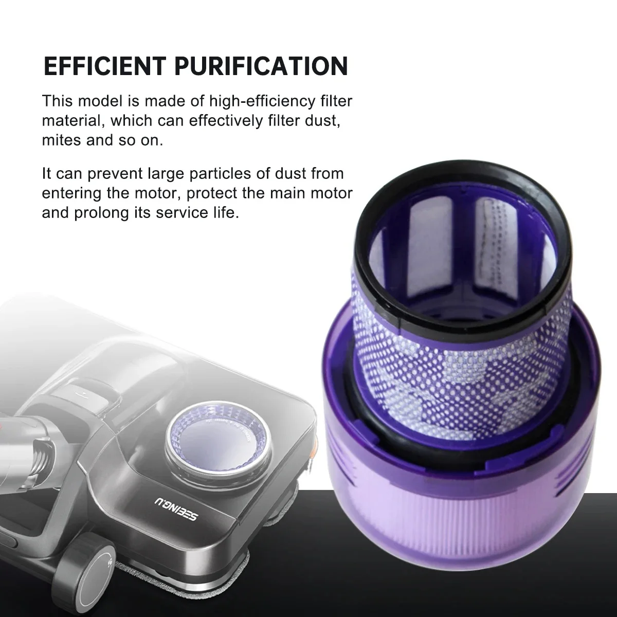 Filter pengganti untuk Dyson V11 V15 SV14 filter pembersih vakum Drive torsi ekstra Pro deteksi hewan absolut