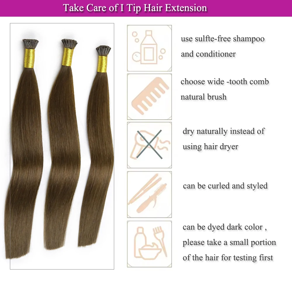 18-24 بوصة I تلميح شعر بشري حقيقي ملحقات 100% عذراء الروسية تلميح 50 جرام لكل حزمة لصنع شعر مستعار #3