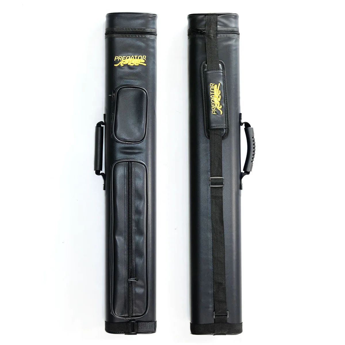 

Portable 6-Holes 2Butt 4Shaft PU Leather 1/2 Billiard Cue Rod Bag for Pool Cue Sticks Protection