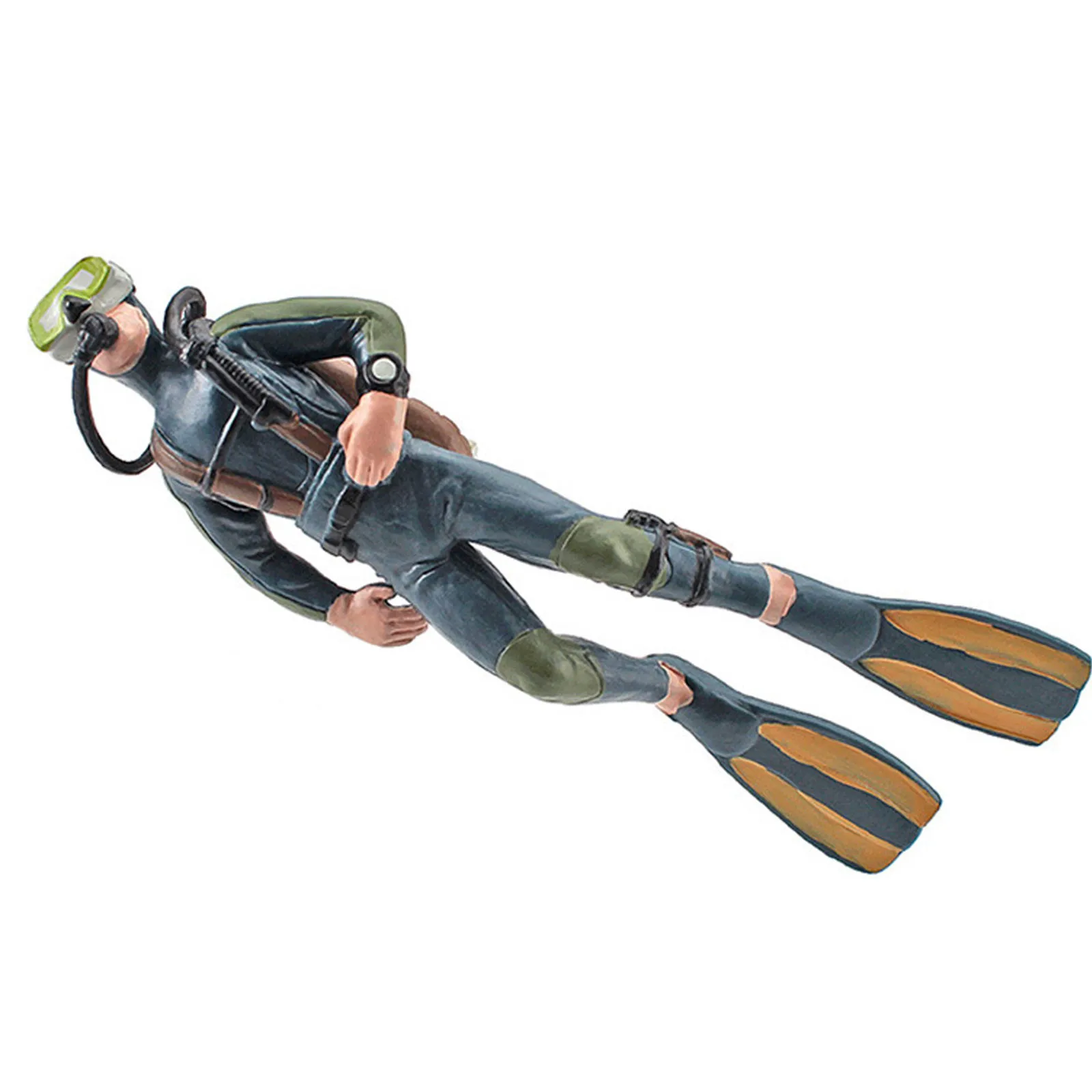 Miniature Diver Figurines Models Ornaments Diving Enthusiast People Mini Swimmers Figurines Plastic Diver Toy Figures Room Decor