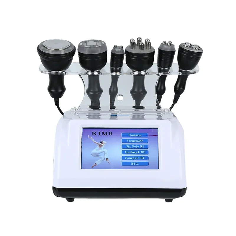 KIM9 40K Cavitation Slimming Machine 6 In 1 Body Shapping Beauty Device Ultrasound Vacuum RF BIO