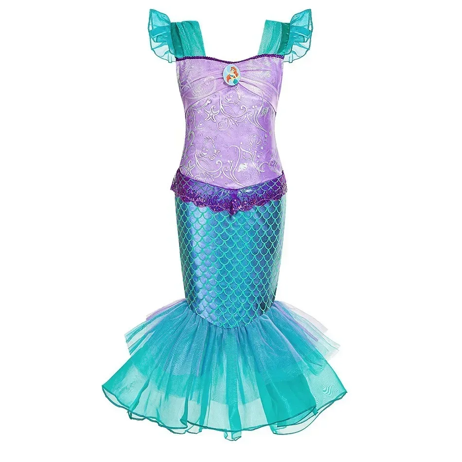 Mermaid Dress for Girls Kid Children