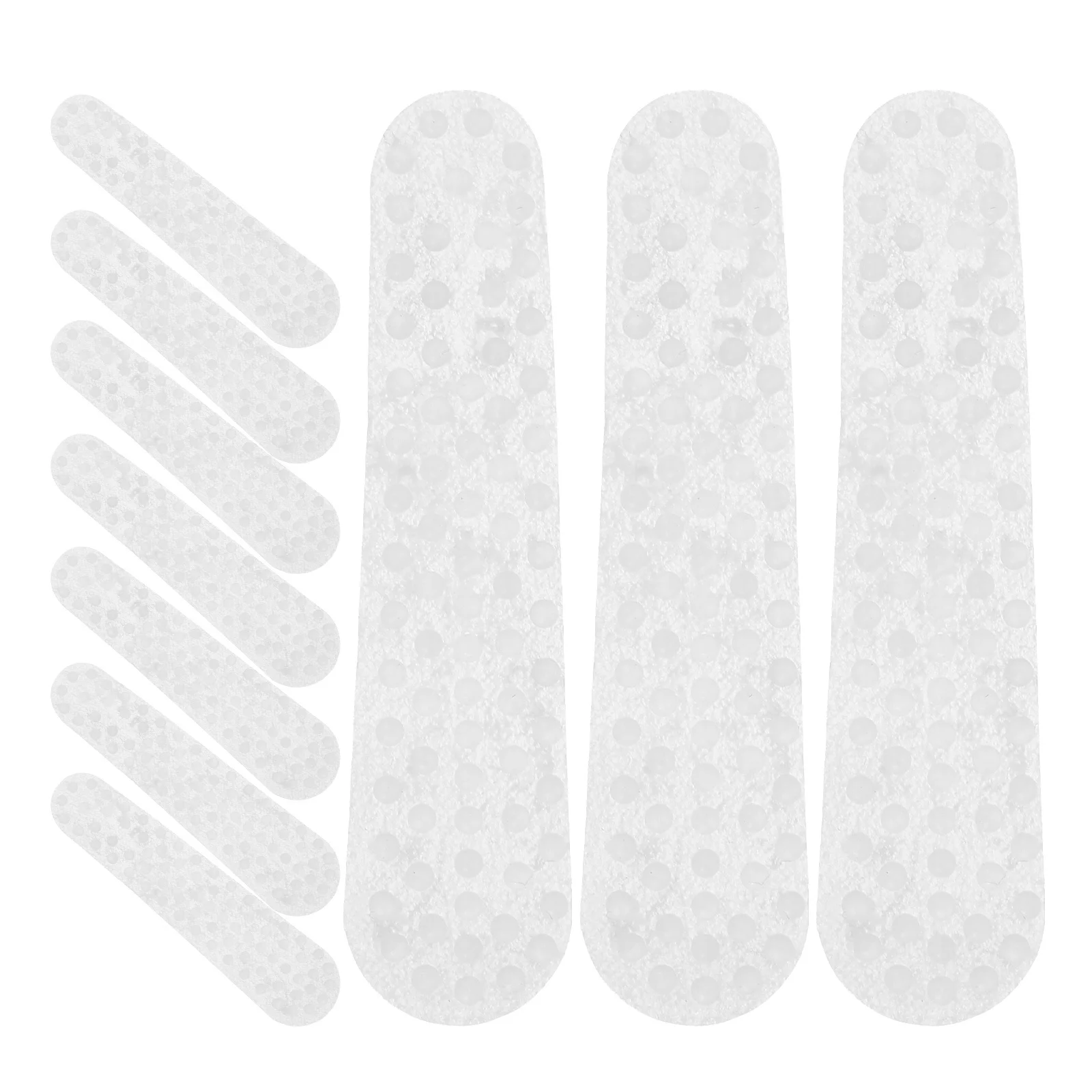 

100Pcs Non-Slip Hanger Grips Adhesive Silicone Strips for Different Hangers Practical Design Hangers Grips Hanger Strips