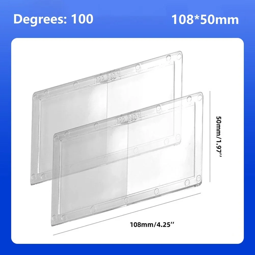 New Elding Lens Magnification 2Pcs Achieve Precision Clear For Welding Cutting Magnification PC Versatile Lens