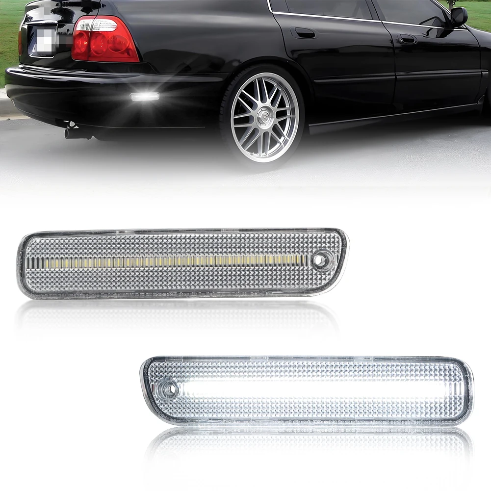 

2 шт. задний бампер, крыло, сигнальный боковой габаритный фонарь со светодиодной подсветкой для Honda Accord 1994, 1995 1996 1997, 1993-1996 годов Honda Prelude