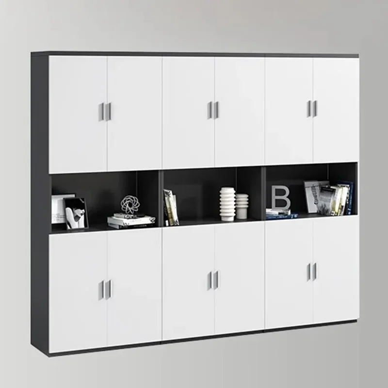 

Display Wooded Filing Cabinet Rangement Vertical Compact Modern Office Cupboards Nordic Designer Armoires De Salon Furniture