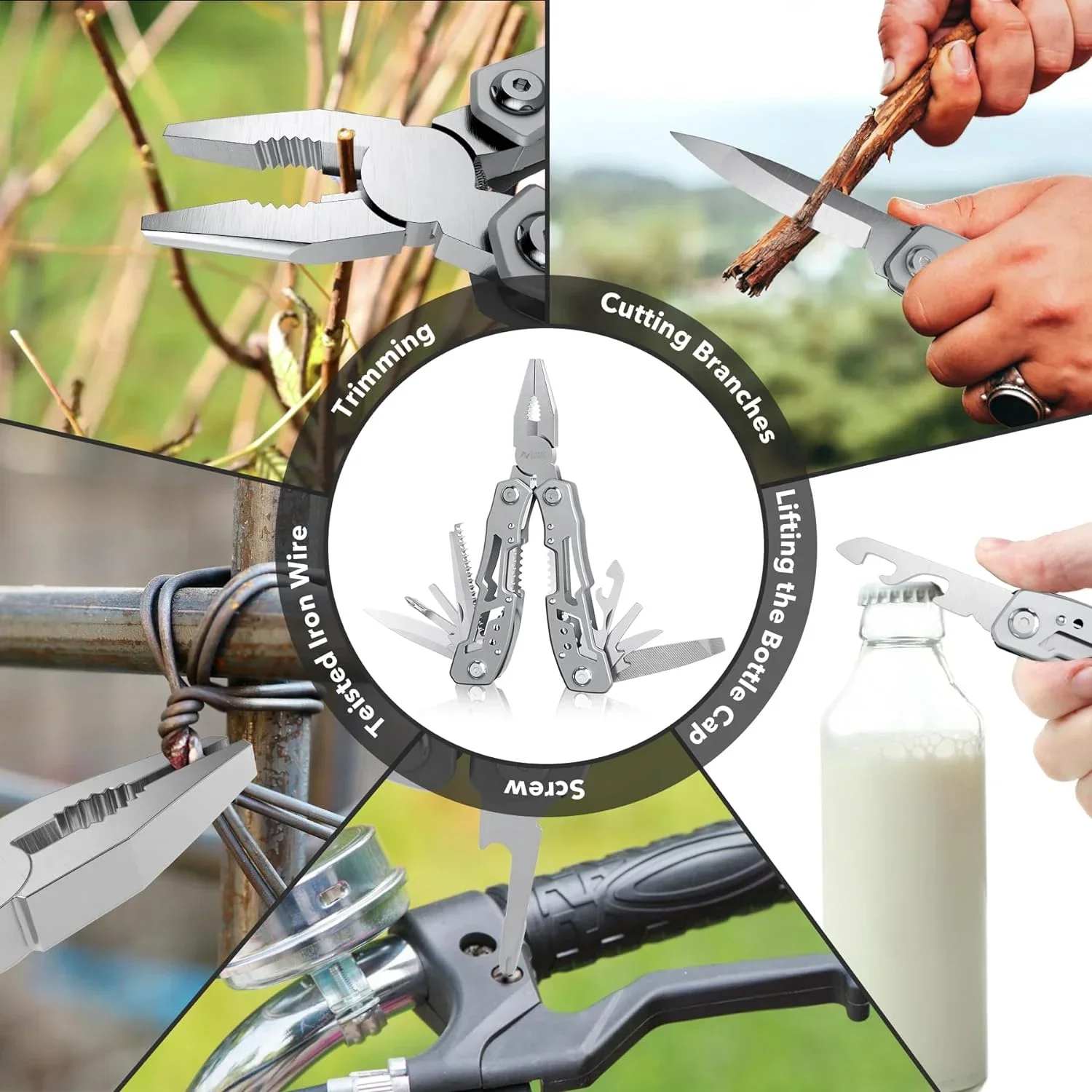 Folding EDC Multi-Tool Knife Set 5