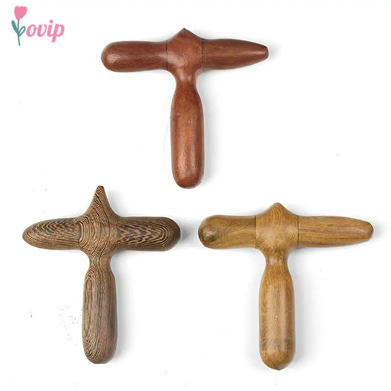 Fragrant Wood Body Massage Tool Foot Reflexology AcupunctureThai Massager Roller Therapy Meridians Scrap Lymphatic Health Care