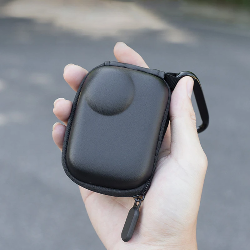 Mini bolsa de armazenamento portátil para insta360 go ultra sport, protetor de câmera, bolsa de armazenamento pu, acessórios
