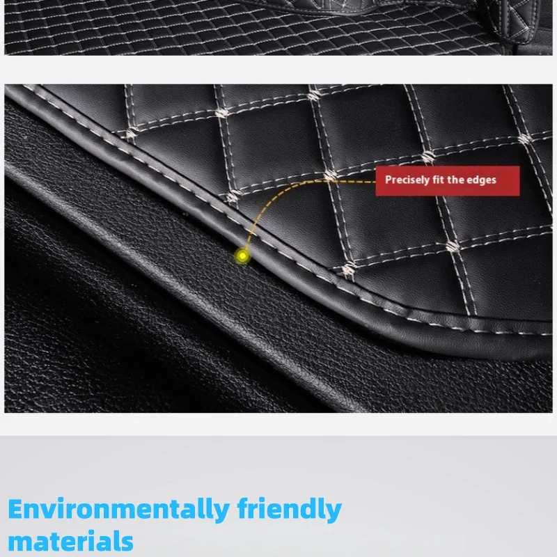 Customized Artificial Leather Car Trunk Mat for Alfa Romeo Giulia 2017-2022 Stelvio 2017-2022 Car Interior Accessories