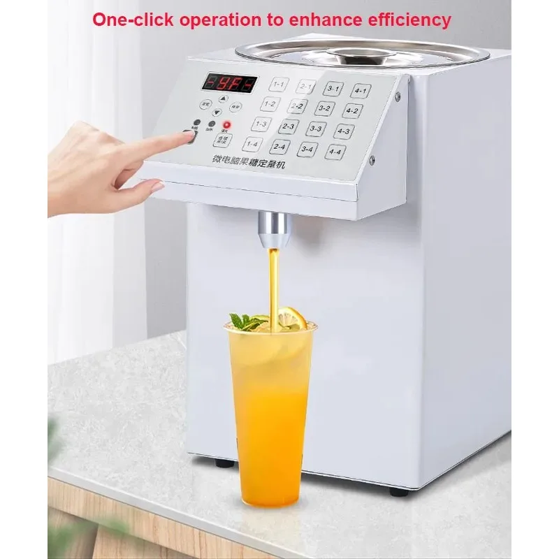Precision 16-Grid Quantitative Fructose Machine, Automatic Dispensing Equipment for Bubble Tea Shop