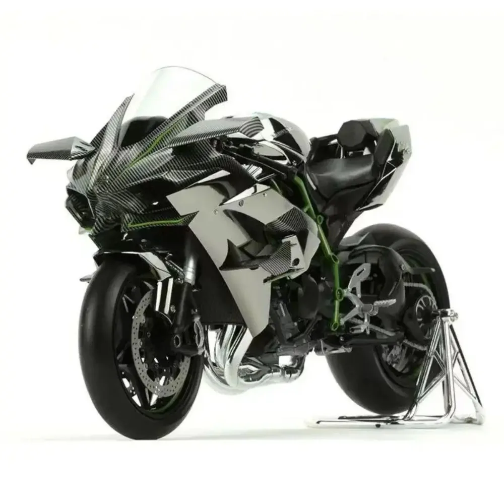 MENG Assemble Model Kit Adhesive Free Color MT-001S 1/9 Scale Separation H2R Motorcycle Racing Edition Adult