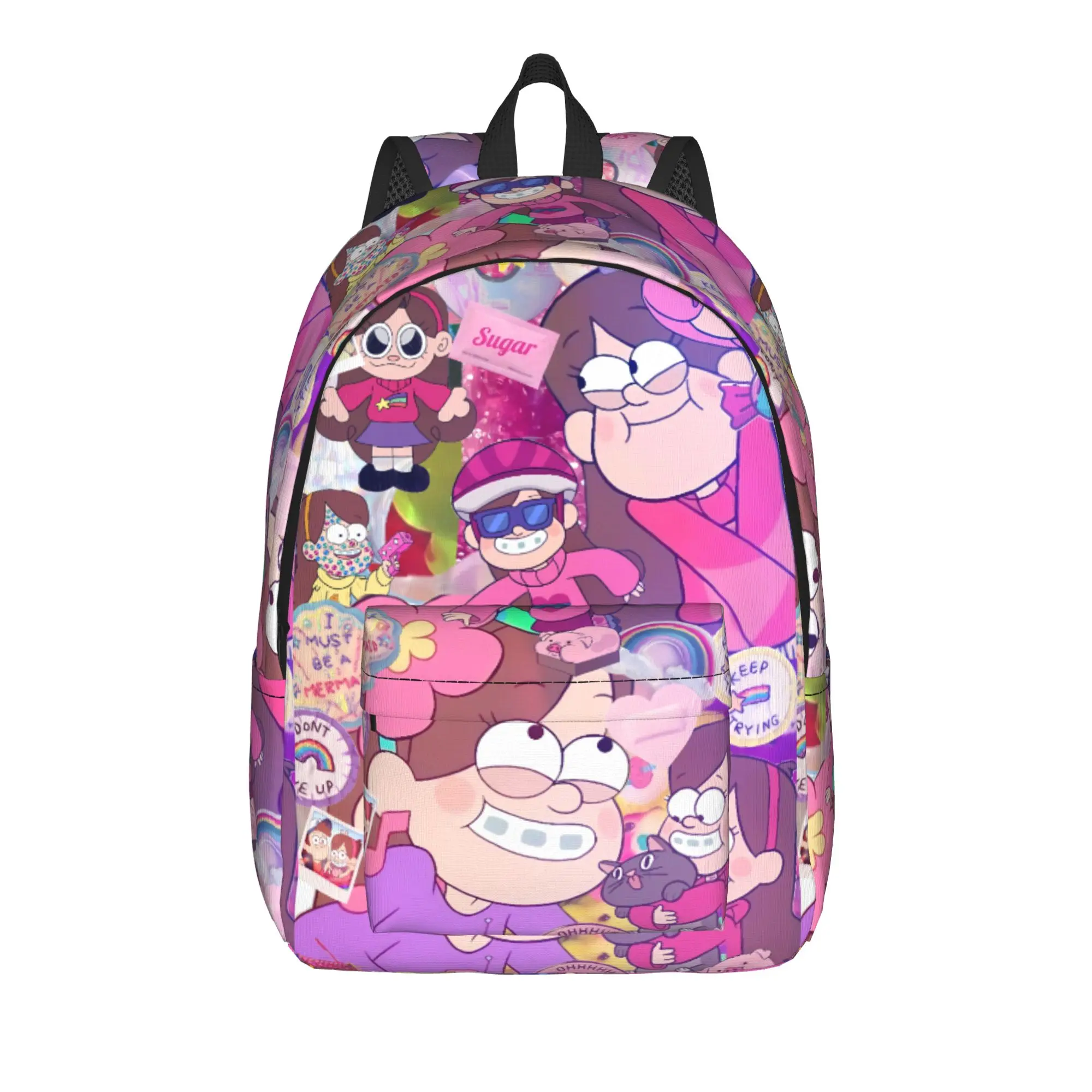 Backpack Gravitys Anime Falls Women Polyester Workout Backpacks Pattern Novelty School Bags Rucksack