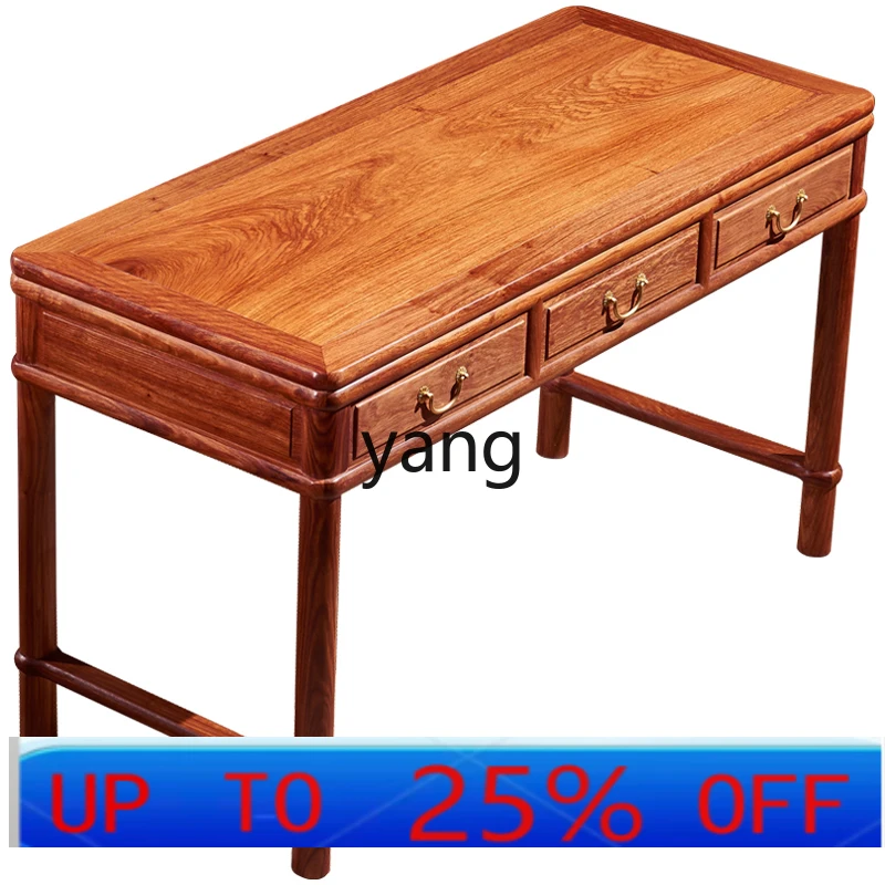 

LMM стол из красного дерева, компьютерный стол из китайского палисандра, бытовая мебель из цельного дерева, маленький стол из красного сандалового дерева