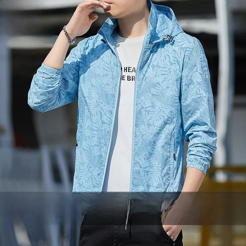 

Paul Ice Silk Мужская летняя легкая дышащая УФ-защита Fiing Jaet Уличная ветровка Кожаная одежда Верхняя одежда