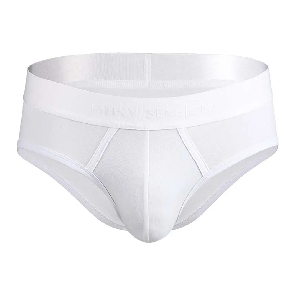 Men Solid Mid Waist Brief Breathable U Convex Pouch Panties Soft Comfy Underwear Male Lingerie Sexy Shorts U Convex Pouch