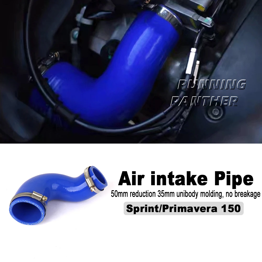 

Motorcycle Air Intake Curve Pipe For Vespa Sprint 150 Primavera 150 Sprint150 Primavera150 Blue Accessories New 50/35mm Part