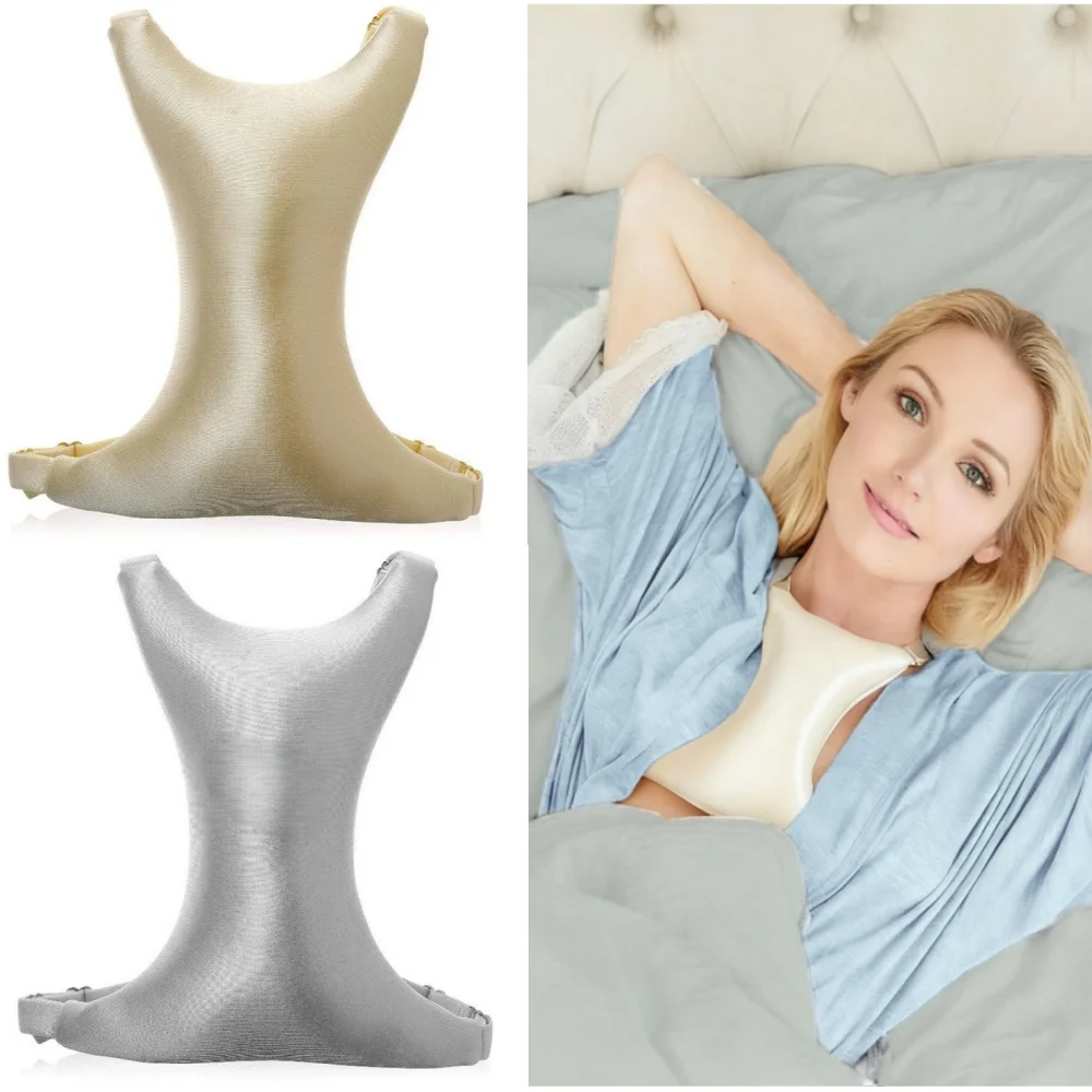 

Женская подушка для поддержки груди, против морщин, подушка для сна, моющаяся гипоаллергенная подушка для ухода за грудью для комфорта ночного времени