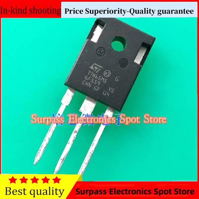 10PCS-100PCS  STW77N65M5  77N65M5  N 650V/77A Price Superiority-Quality guarantee